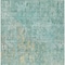 Homeroots 8' X 10' Teal Blue Abstract Washable Indoor Outdoor Area Rug 607893 - alternate 3
