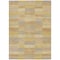 Homeroots 5' X 8' Wheat Beige And Gold Striped Washable Indoor Outdoor Area Rug 615483 - alternate 3