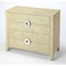 Homeroots 34" Beige Manufactured Wood Four Drawer Chest 389804 - alternate 3