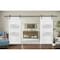 Sartodoors Sturdy Double Barn Door with 2 lites, Lucia 4010, 13FT Rail Hangers Heavy Set, Solid Panel Interior LUCIA4010DB-WS-6496 - alternate 1