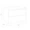 Hirsh 30 in W 2 Drawer Lateral File Cabinet, White, A4/Legal/Letter 23696 - alternate 3