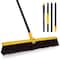 Kleen Handler 24 in Sweep Face Push Broom, Synthetic, Black KHHD-EXHPB-BKY-24-1-OMP - alternate 1