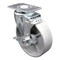 Service Caster 5 Inch Semi Steel Cast Iron Wheel Swivel Top Plate Caster with Brake SCC SCC-20S515-SSR-TLB-TP2 - alternate 1