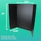 Flipside 36 x 48 1 Ply Black Project Board Pack of 10 30067-10 - alternate 2