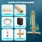 Anzzi Sunset 4-in-1 Single Handle 17.5 in. Faucet with Boiler Tank and Filter in Brushed Gold KF-AZ401BG - alternate 5