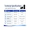 Kable Kontrol Heat Shrink End Cap Boots, 2" Inside Diameter, 2:1 Shrink Ratio, Black, , 5PK HSEC21-200-BK-5 - alternate 4