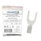 Kable Kontrol Non Insulated Copper Butted Seam Spade Terminal, 22-18 AWG, Stud Size # 6, 100 Pcs, 100PK STNI-2218-6 - alternate 1