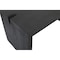 Homeroots 56" Graphite Reclaimed Wood Sled Writing Desk 608138 - alternate 4