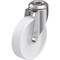 Blickle SS, Kingpin Swvl Cstr, Wht Nyln, 5", 265 lb. LKRXA-PO 126G - alternate 1
