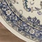 Homeroots 4' Ivory And Blue Round Floral Indoor Outdoor Area Rug 573903 - alternate 4
