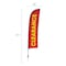 Showdown Displays 13 Ft  Premium Blade Sail Sign Kit (Double-Sided With Ground Spike Base) - Clearance Red 908120-006 - alternate 4
