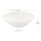 Smarty Had A Party 6 oz. White with Gold Rim Organic Round Disposable Plastic Dessert Bowls (120 Bowls), 120PK 936-WHG-CASE - alternate 3