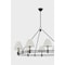 Hudson Valley Lighting Howard 9 Light Chandelier in Aged Brass/Distressed Bronze by Mark D. Sikes MDS1801-AGB/DB - alternate 4