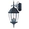 Homeroots Matte Black Hanging Ornamental Lantern Wall Light 398376 - alternate 2