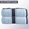 Lavish Home 2-Piece Towel Set Extra Large Bath Towels100% Cotton Bathroom Accessories Absorbent Bath Sheets 67-0023-NBS - alternate 5