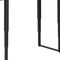 Homeroots Adjustable White and Black Wood and Metal Sled Computer Desk 490018 - alternate 5