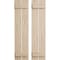 Ekena Millwork Rustic Two Board Spaced Board-n-Batten Pecky Cypress Faux Wood Shutters, 11 1/2"W x 30"H SHUBSS11X30PCPR - alternate 1