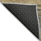 Homeroots 5' X 8' Wheat Brown And Teal Blue Striped Washable Indoor Outdoor Area Rug 614852 - alternate 3