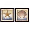 Homeroots Set Of Two Sea Journey Black Framed Print Wall Art, 2PK 405710 - alternate 1