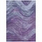 Homeroots 9' X 12' Purple And Gray Abstract Washable Indoor Outdoor Area Rug 618176 - alternate 5