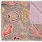 Homeroots 50" X 70" Gray and Pink Kantha Cotton Floral Throw Blanket with Embroidery 357574 - alternate 4