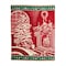 Homeroots Queen Green And Red Mod Acrylic Woven Blanket 366046 - alternate 1