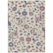 Homeroots 10' X 14' Linen Pink And Denim Blue Floral Washable Indoor Outdoor Area Rug 597829 - alternate 3