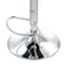 Elama 2 Pc Diamond Stitched Faux Leather Bar Stool in Black with Chrome Base and Adjustable Height ELM-704C-BLK - alternate 6