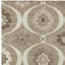 Homeroots 9' X 12' Taupe Brown And Ivory Medallion Washable Indoor Outdoor Area Rug 589654 - alternate 3