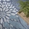 Homeroots 9' X 12' Navy Blue Floral Indoor Outdoor Area Rug 573232 - alternate 6