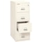 Fireking 4 Drawer, 1 Hr Fire & Impact Rated, Vertical, 31" depth Legal Ivory White 4-2131-CIW - alternate 3
