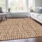 Homeroots 5' X 8' Orange Beige And Copper Striped Washable Indoor Outdoor Area Rug 583457 - alternate 6