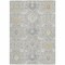 Homeroots 9' X 12' Gray Ivory And Gold Damask Washable Indoor Outdoor Area Rug 599422 - alternate 5