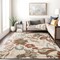 World Rug Gallery Botanical Scroll Area Rug 7 ft 10 in x 10 ft Beige WR144BEIGE8X10 - alternate 1