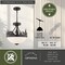 Vaxcel Acadia 6-Light Rustic Wildlife Chandelier, Bronze, LED Night Light, Forest Motif, 23.5-In. P0474 - alternate 3