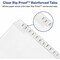 Avery reg Individual Legal Dividers, White AVE82319 - alternate 2