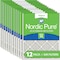 Nordic Pure 10x24x1 Pleated Air Filter, High Capacity, Electrostatically Charged Synthetic Media, MERV 13 10x24x1M13-12 - alternate 1