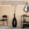 Uniquewise 36-Inch Frosted Black Fiberglass Tall Floor Vase - Decorative Vase for Modern Home Decor QI004676.M - alternate 5