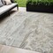 Homeroots 5' X 8' Taupe Beige And Ivory Abstract Washable Indoor Outdoor Area Rug 577945 - alternate 1