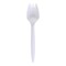 Empress Medium Weight Spork Polypro White  Dense Pack, 1000PK E175020 - alternate 1