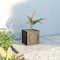 Leisuremod Sprout Square Fiberstone & MgO Clay Planter with Protective Cover, Weatherproof, No Assembly SP13BL - alternate 2