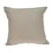 Homeroots 18" Beige and Blue Diamond Cotton Throw Pillow With Embroidery 529266 - alternate 3
