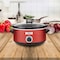 Brentwood Industries Select 7 Quart Slow Cooker in Red SC-157R - alternate 3
