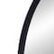Homeroots 36" Black Arch Metal Framed Accent Mirror 485100 - alternate 3