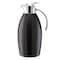 Service Ideas Nicollet Series 1.5-Liter Stainless Vacuum Insulated Carafe with Push Button Lid in Black Onyx NIC15BSPBBX - alternate 4