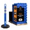 Xpose Safety 42in  Ring Loop Blue Traffic Delineator Post with 13 LB PVC Base, Half Pallet, 48PK DLRB-BLU-42-HP48-X - alternate 1