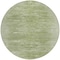 Homeroots 8' Artichoke Green And Fern Green Round Abstract Washable Indoor Outdoor Area Rug 587622 - alternate 4
