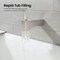 Kibi Cube Wall Mounted 1/2 in Slip-On Tub Spout with Diverter, Brushed Nickel TS103BN - alternate 4