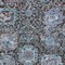 Homeroots 3' X 5' Chocolate And Aqua Damask Washable Indoor Outdoor Area Rug 603731 - alternate 4