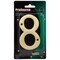 Prosource House Number, Character: 8, 4 in H Character, 2.28 in W Character N-Z048PB3L-PS - alternate 2
